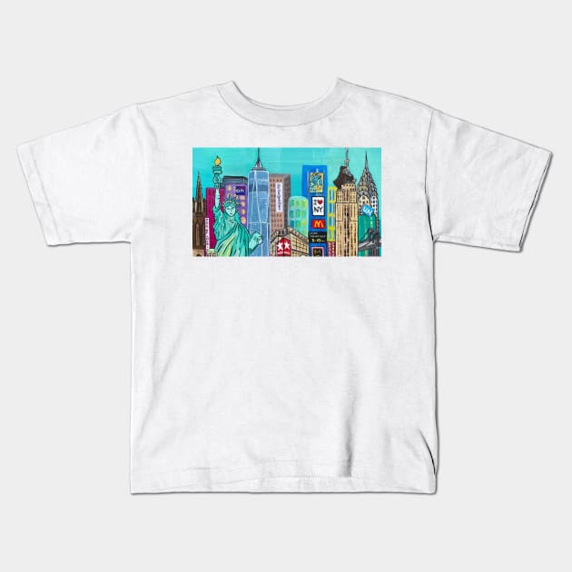 New York Kids T-Shirt by MagaliModoux